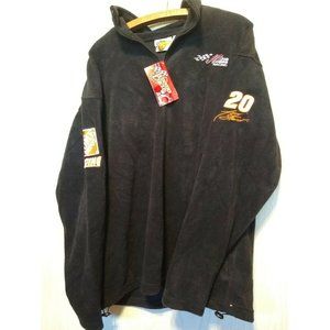New NASCAR Winners Circle Home Depot Tony Stewart 1/4 Zip Polar Fleece Size Lg